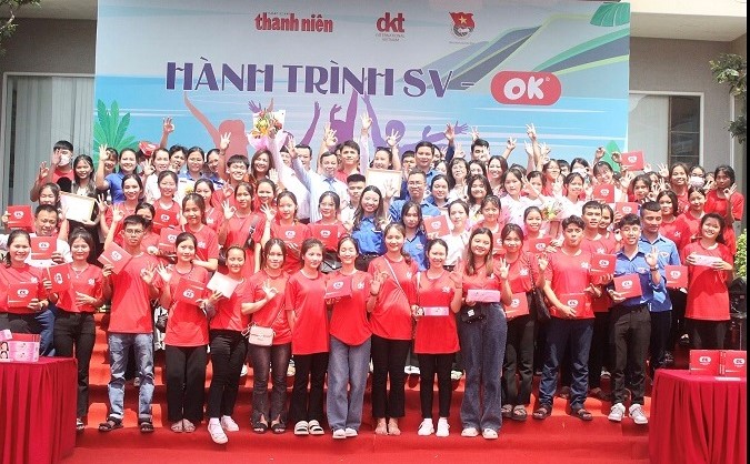 “Hành trình SV - OK” thu hút hơn 500 đoàn viên, sinh viên trên địa bàn tỉnh Quảng Bình tham dự.