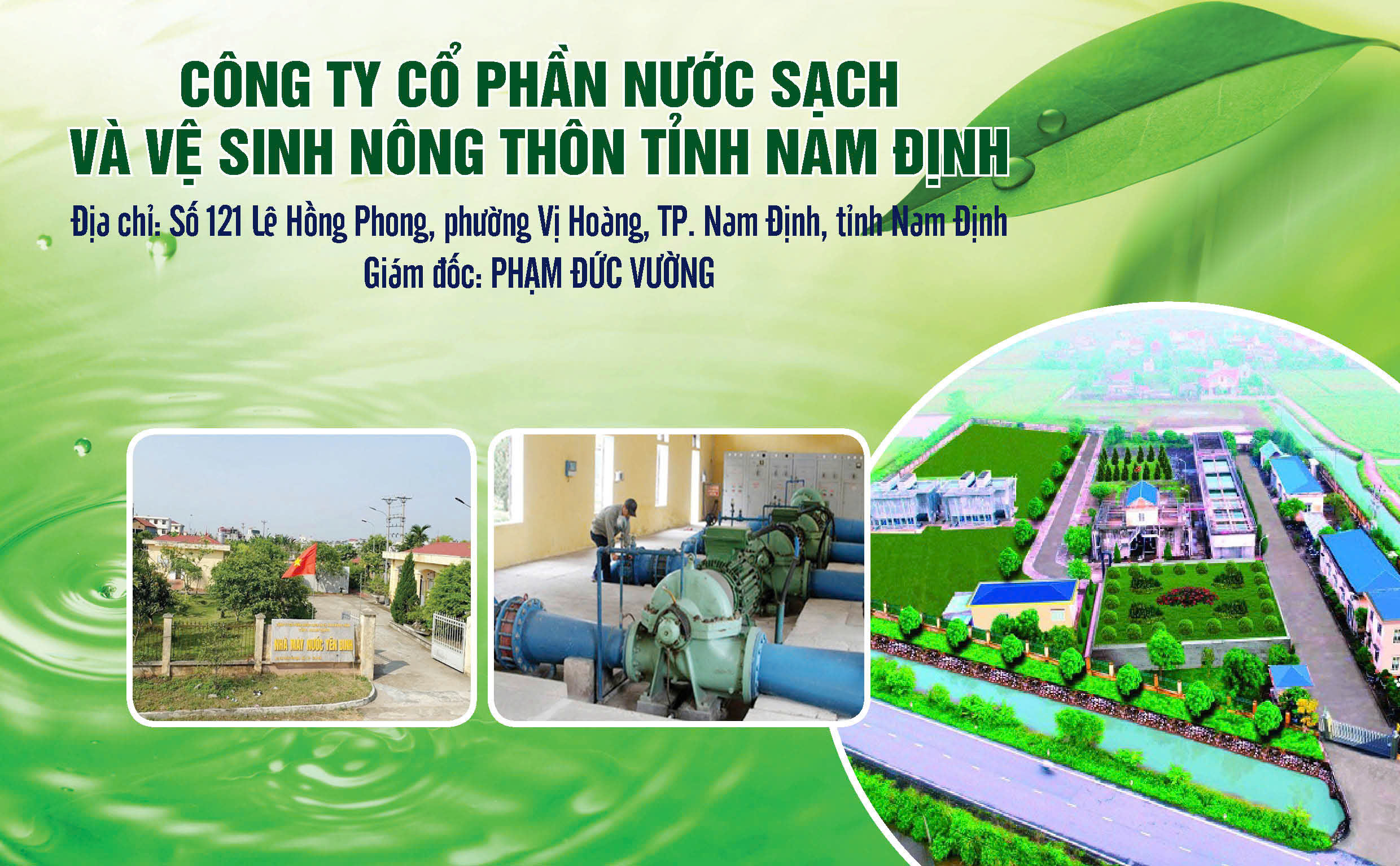 công ty cổ phần nước sạch và vệ sinh nông thôn tỉnh Nam Định