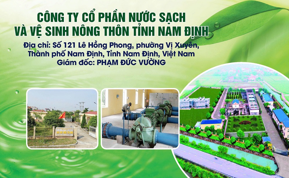 công ty cổ phần nước sạch và vệ sinh nông thôn tỉnh Nam Định