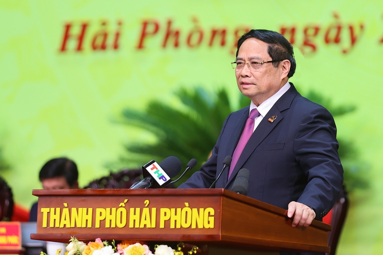 Thủ tướng: Hải Phòng giữ vững vai trò tiên phong, đầu tàu, sớm trở thành thành phố xã hội chủ nghĩa- Ảnh 1.