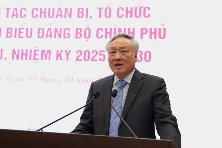 Họp báo về công tác chuẩn bị, tổ chức Đại hội Đại biểu Đảng bộ Chính phủ lần thứ 1, nhiệm kỳ 2025-2030- Ảnh 9.