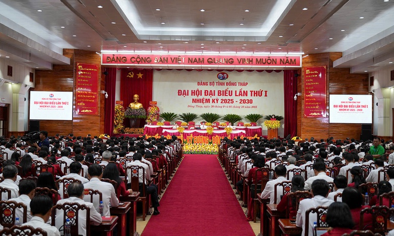Đại hội Đảng bộ Đồng Tháp: 5 đột phá chiến lược, 5 nhiệm vụ, giải pháp trọng tâm, 14 chỉ tiêu cơ bản- Ảnh 1.