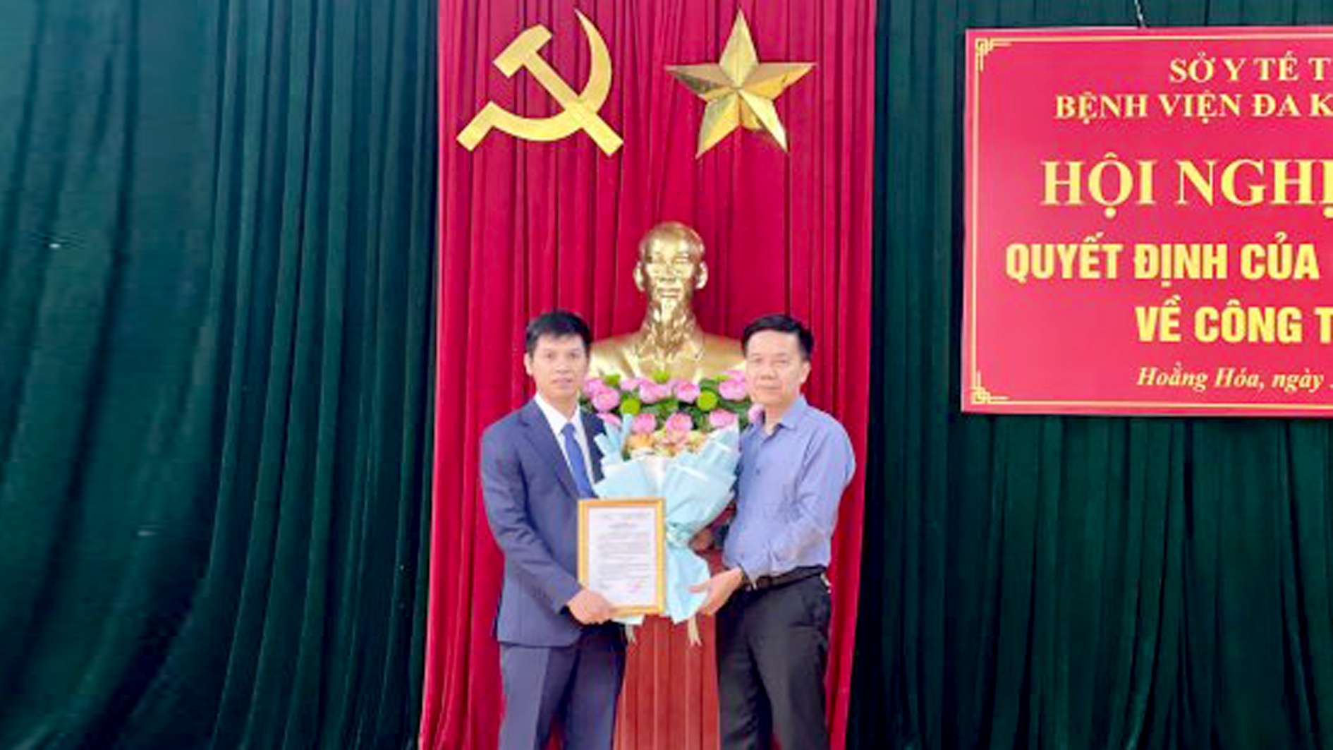 ThanhHóa: Bác sĩ Lâm Tiến Tùng được bổ nhiệm giữ chức vụ Phó Giám đốc bệnh viện Đa khoa Hoằng Hóa