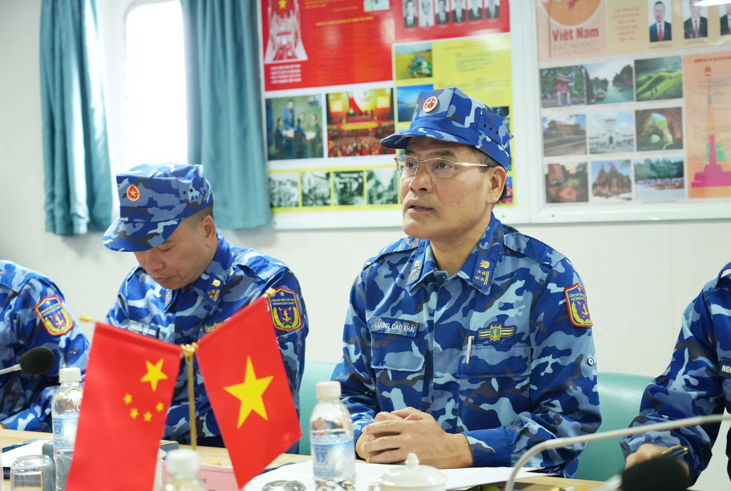 Cảnh sát biển Việt Nam và Trung Quốc hoàn thành chuyến tuần tra liên hợp trên Vịnh Bắc Bộ